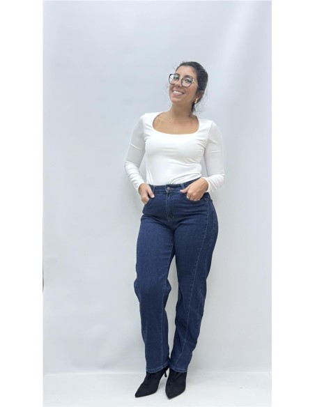 PANTALON BALLON COSTURAS VAQUERO
