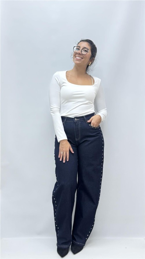 PANTALON TACHAS ESTHER VAQUERO