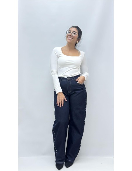 PANTALON TACHAS ESTHER VAQUERO