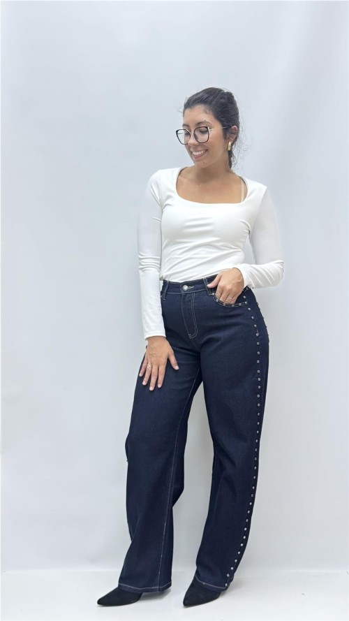 PANTALON TACHAS ESTHER VAQUERO