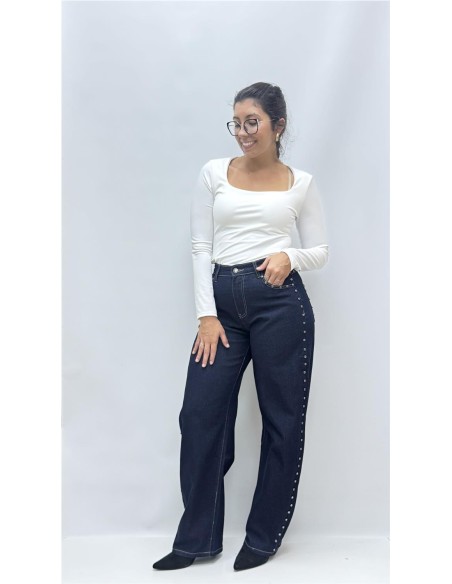 PANTALON TACHAS ESTHER VAQUERO