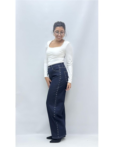 PANTALON TACHAS ESTHER VAQUERO