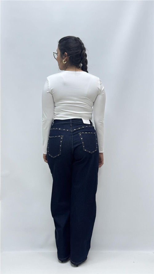 PANTALON TACHAS ESTHER VAQUERO