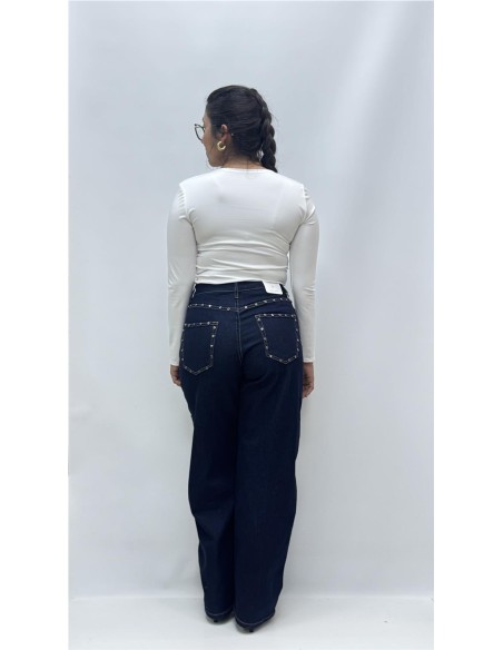 PANTALON TACHAS ESTHER VAQUERO
