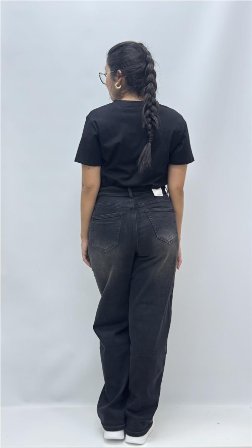 PANTALON DOBLE CINTURILLA NEGRO