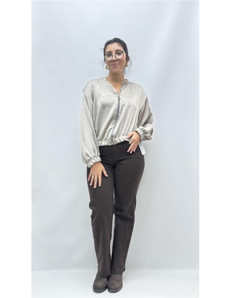 BOMBER CORDOBA TAUPE