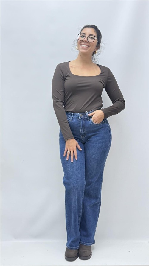 TOP SEVILLA MARRON