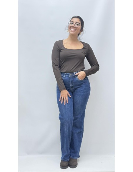 TOP SEVILLA MARRON