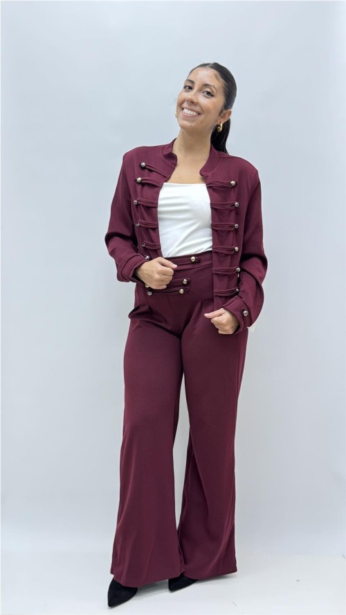 CHAQUETA LOE BURDEOS