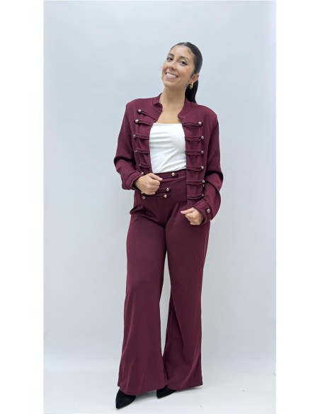 CHAQUETA LOE BURDEOS
