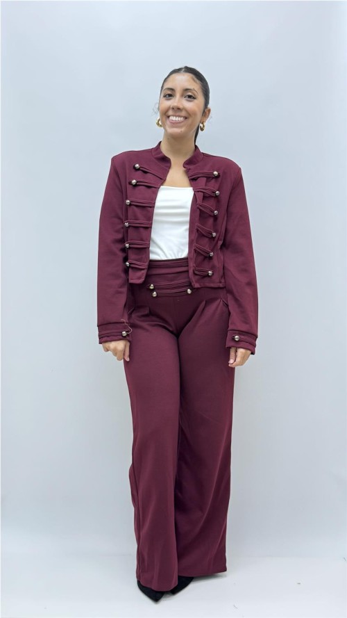 CHAQUETA LOE BURDEOS