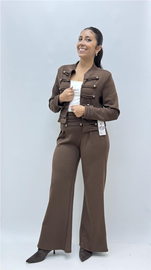 CHAQUETA LOE MARRON