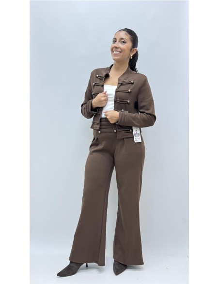 CHAQUETA LOE MARRON