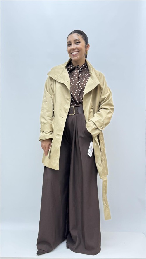 GABARDINA CHARI CAMEL