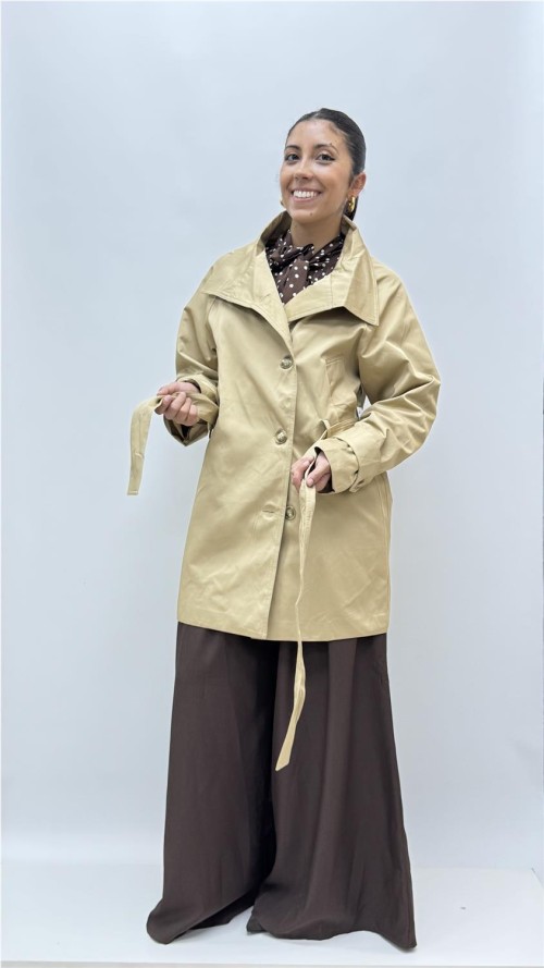 GABARDINA CHARI CAMEL