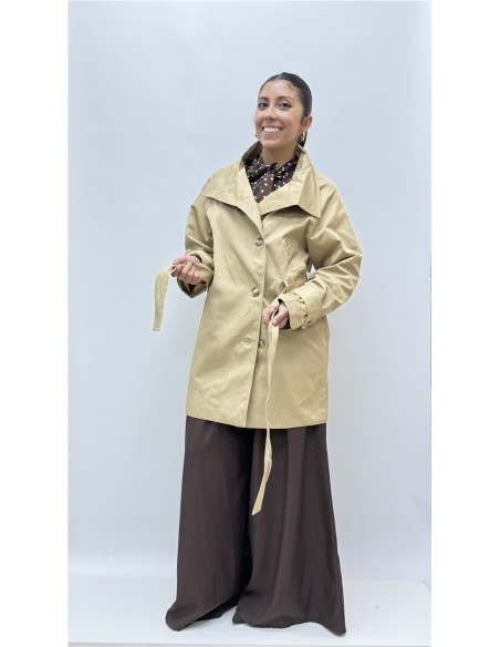 GABARDINA CHARI CAMEL