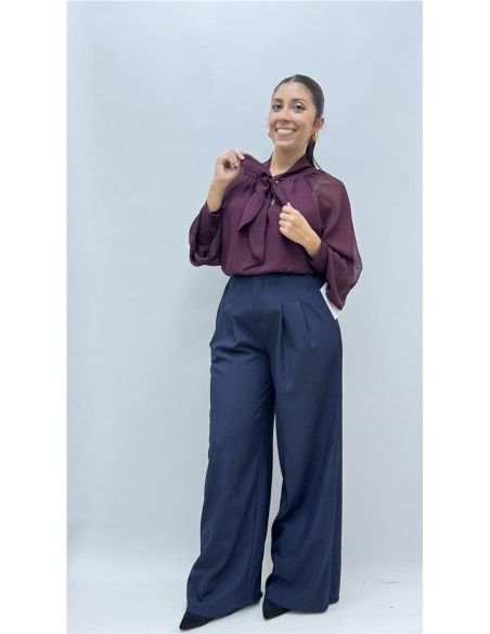 CAMISA CHARI BURDEOS