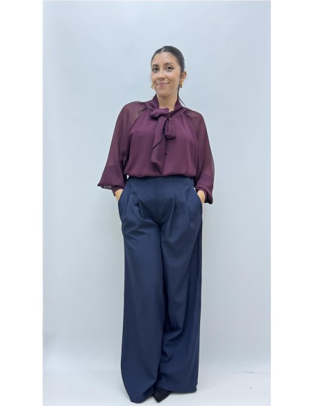 CAMISA CHARI BURDEOS