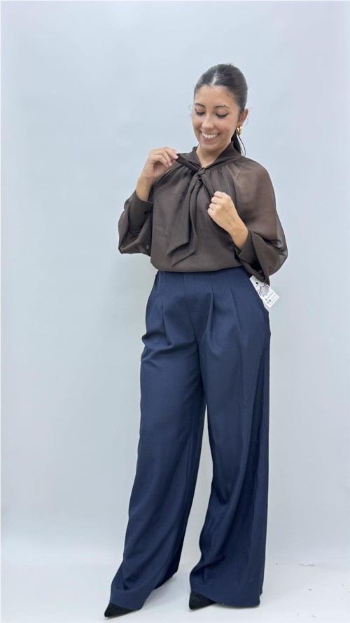 CAMISA CHARI MARRON