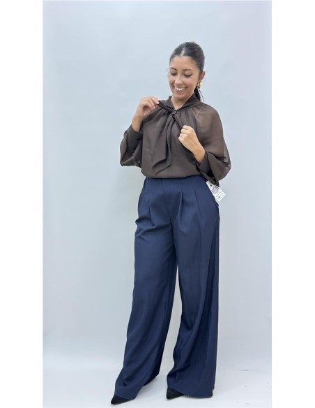 CAMISA CHARI MARRON
