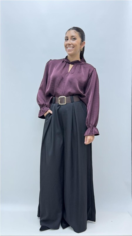 CAMISA SATINADA AGUEDA BEENJENA