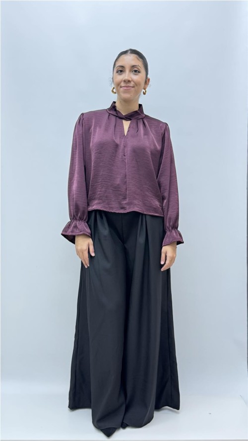 CAMISA SATINADA AGUEDA BEENJENA