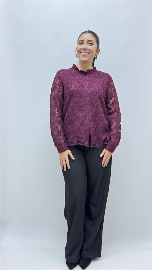 CAMISA ROUS MARY BURDEOS