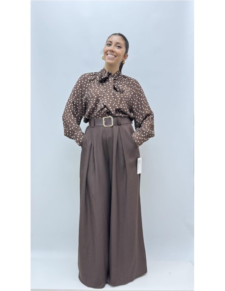 CAMISA CAI MARRON