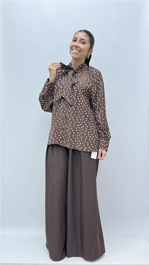CAMISA CAI MARRON