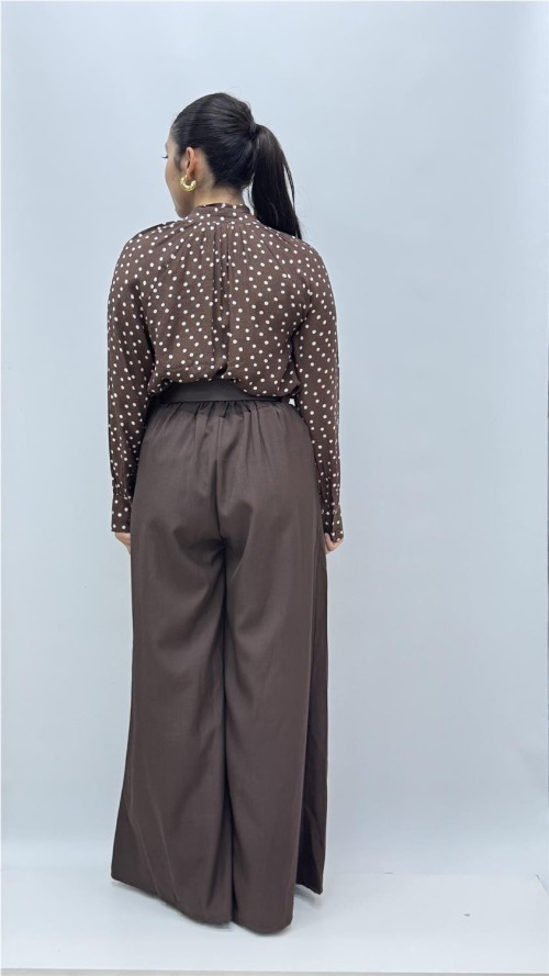 CAMISA CAI MARRON