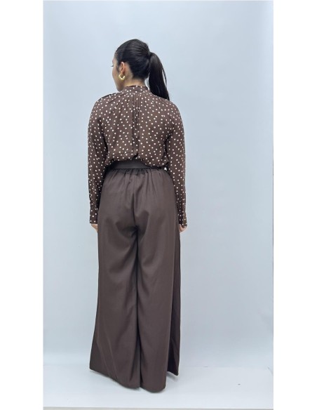 CAMISA CAI MARRON