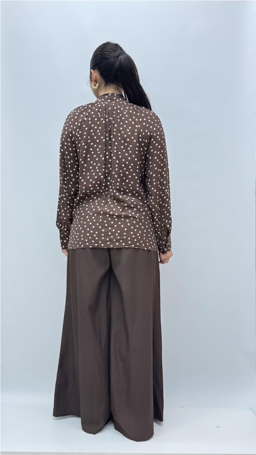 CAMISA CAI MARRON
