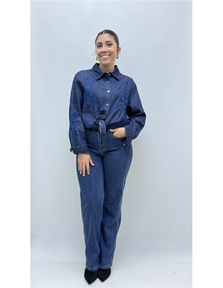 CAMISA FLOR VAQUERO
