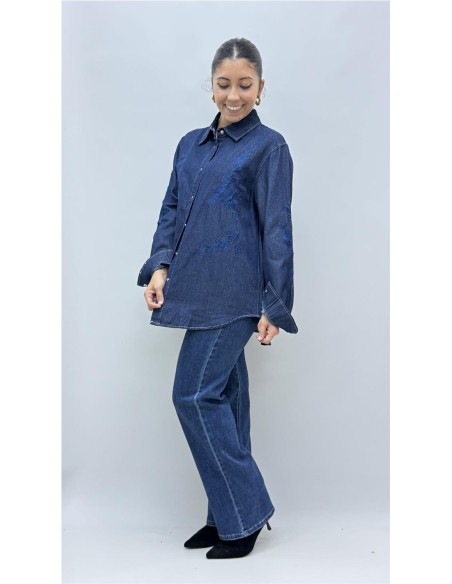 CAMISA FLOR VAQUERO
