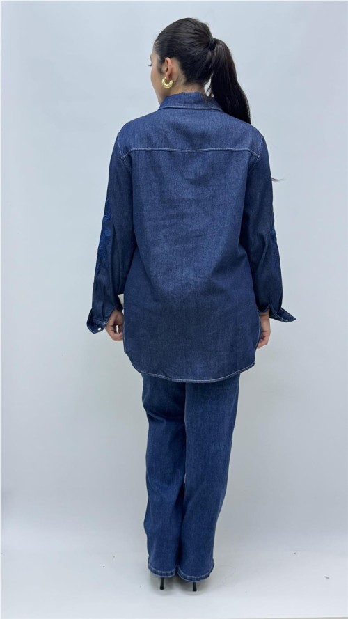 CAMISA FLOR VAQUERO