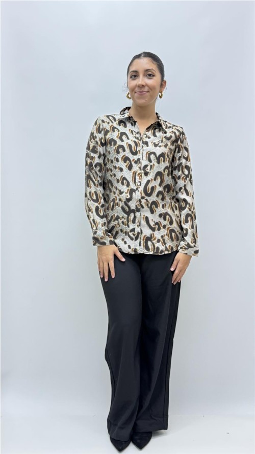 CAMISA MILAN CAMEL