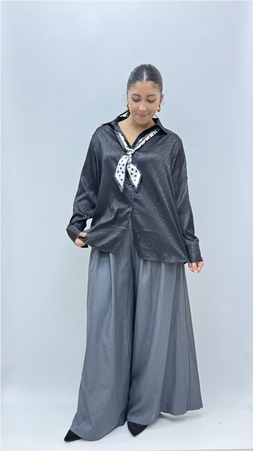 CAMISA LAZO NEGRO