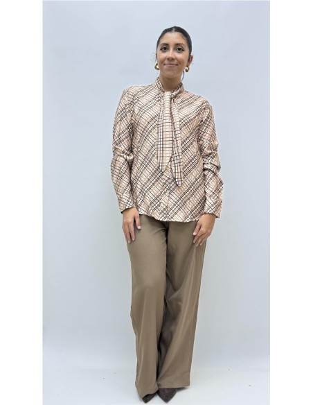 CAMISA ESCOCIA MARRON