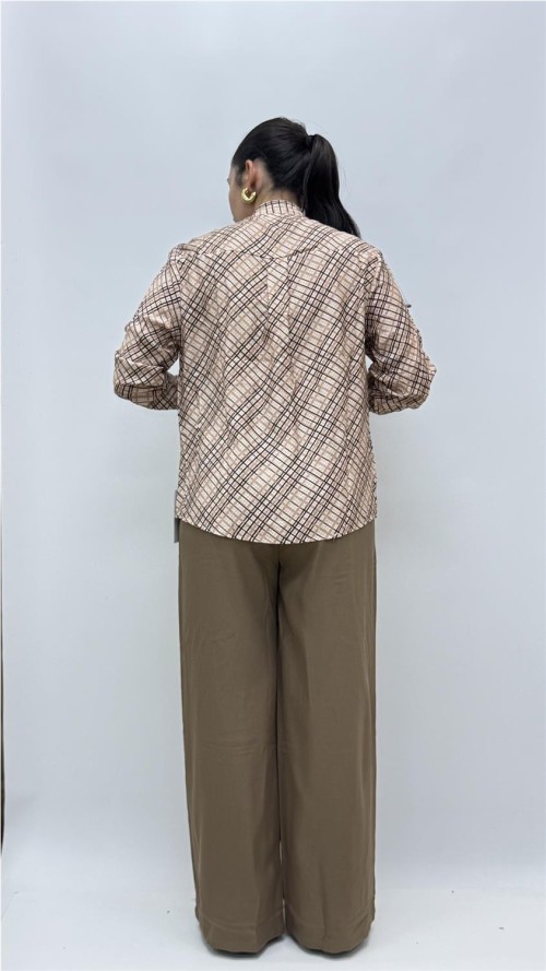 CAMISA ESCOCIA MARRON
