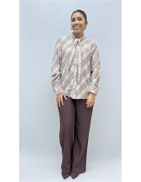 CAMISA ESCOCIA BEIG