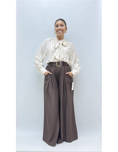 PANTALON TATIANA MARRON
