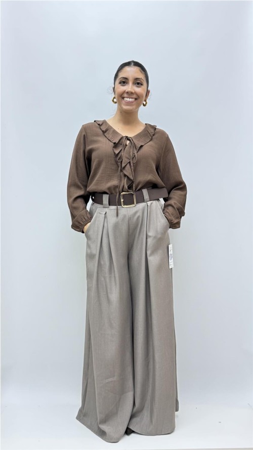 PANTALON TATIANA TAUPE