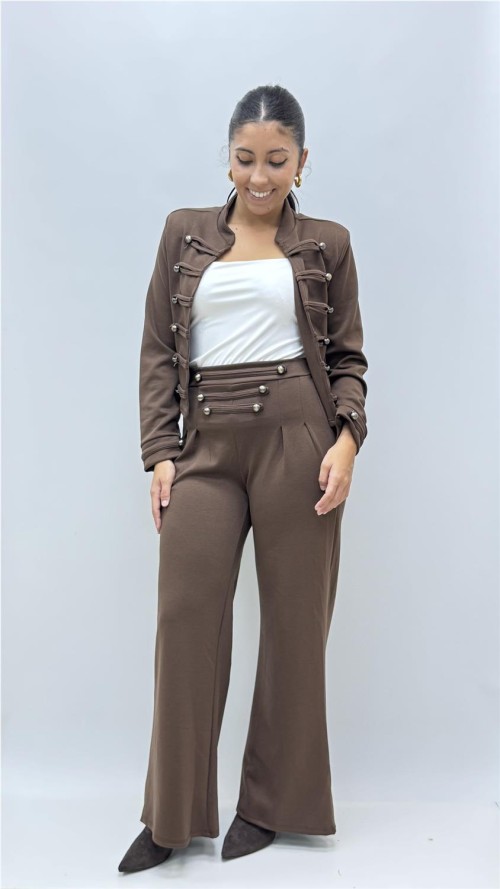 PANTALON LOE MARRON