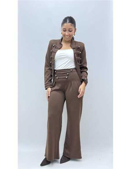 PANTALON LOE MARRON