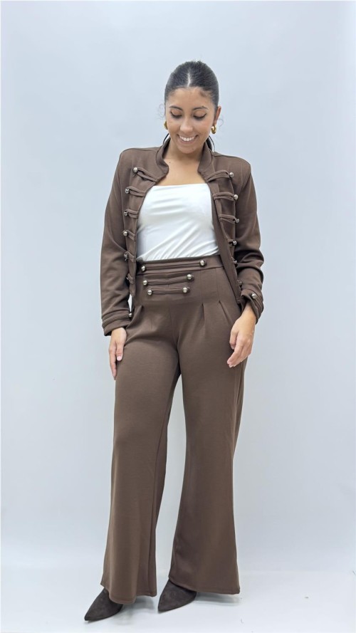 PANTALON LOE MARRON