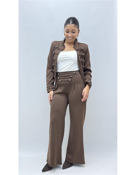 PANTALON LOE MARRON
