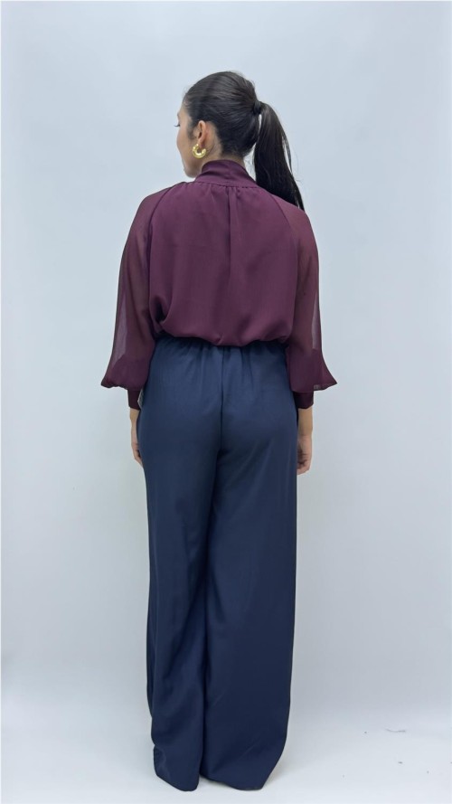 PANTALON TALIA MARINO