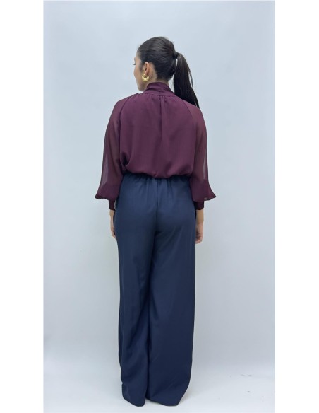 PANTALON TALIA MARINO