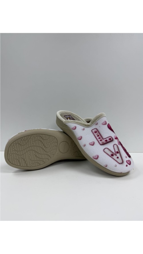 ZAPATILLA SERIGRAVIA LOVE BEIG
