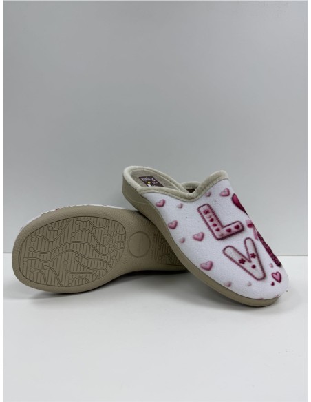 ZAPATILLA SERIGRAVIA LOVE BEIG